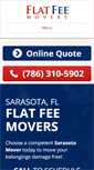 Mobile Screenshot of flatfeemovers.com